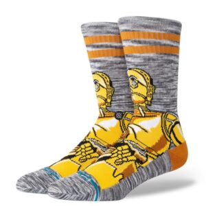stance nogavice STAR WARS crew c3po gold
