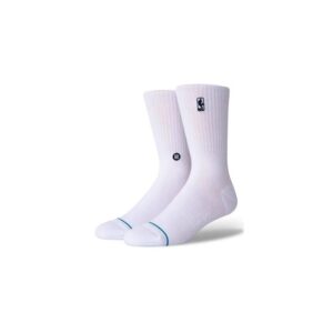 stance nogavice crew logoman st white