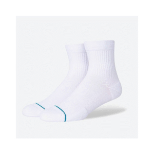 STANCE NOGAVICE ICON QUARTER WHITE